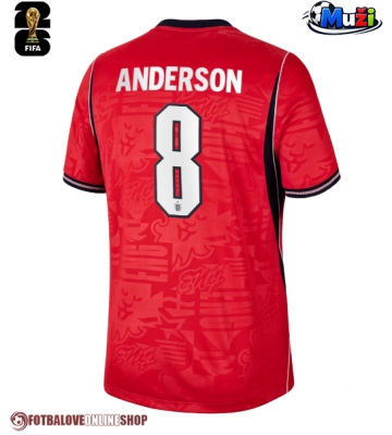 Anglie Elliot Anderson #8 Venkovní Dres MS 2026 Krátkým Rukávem